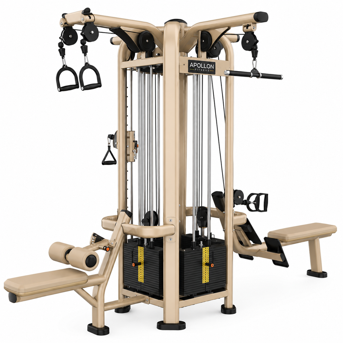 Apollon Fitness 4 Station Multistation – profesionalna multifunkcionalna sprava sa četiri trening stanice za vežbanje celog tela.

