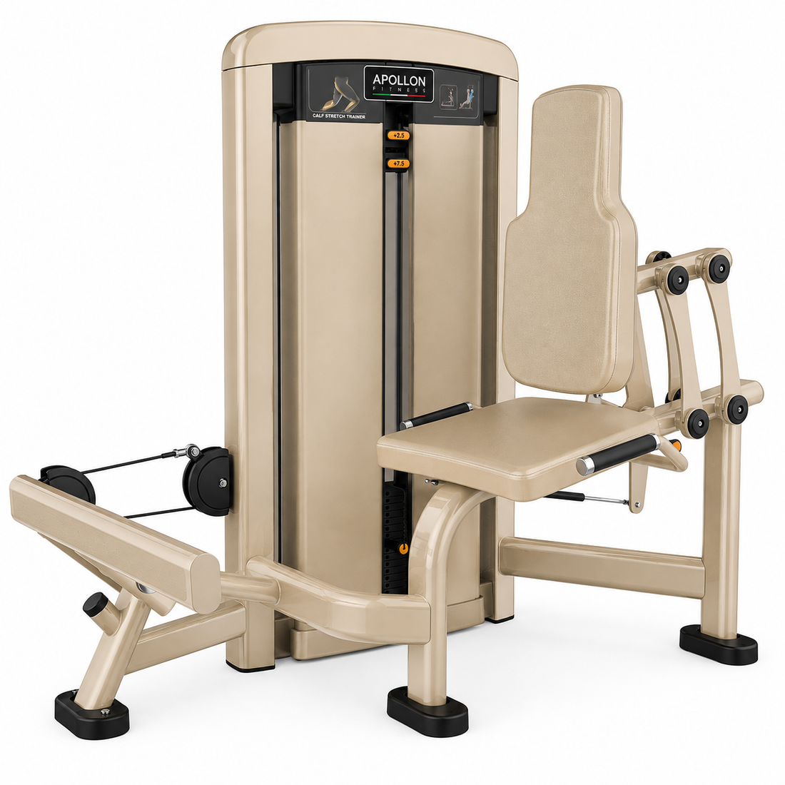 Apollon Fitness Calf Stretch Trainer – profesionalna sprava za istezanje listova i mišića potkolenice u teretanama i fitnes centrima.
