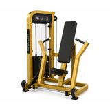 Apollon Fitness Chest Press – profesionalna presa za grudi sa težinskim blokovima, namenjena treningu grudnih mišića, tricepsa i prednjeg dela ramena.
