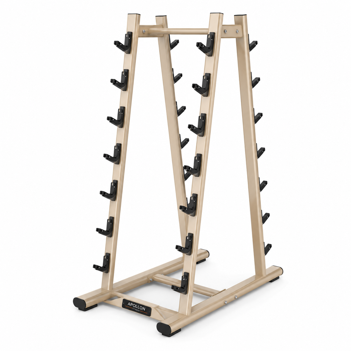 Apollon Fitness dvostrani stalak za šipke – Double-Sided Barbell Rack sa više nivoa nosača za profesionalne teretane
