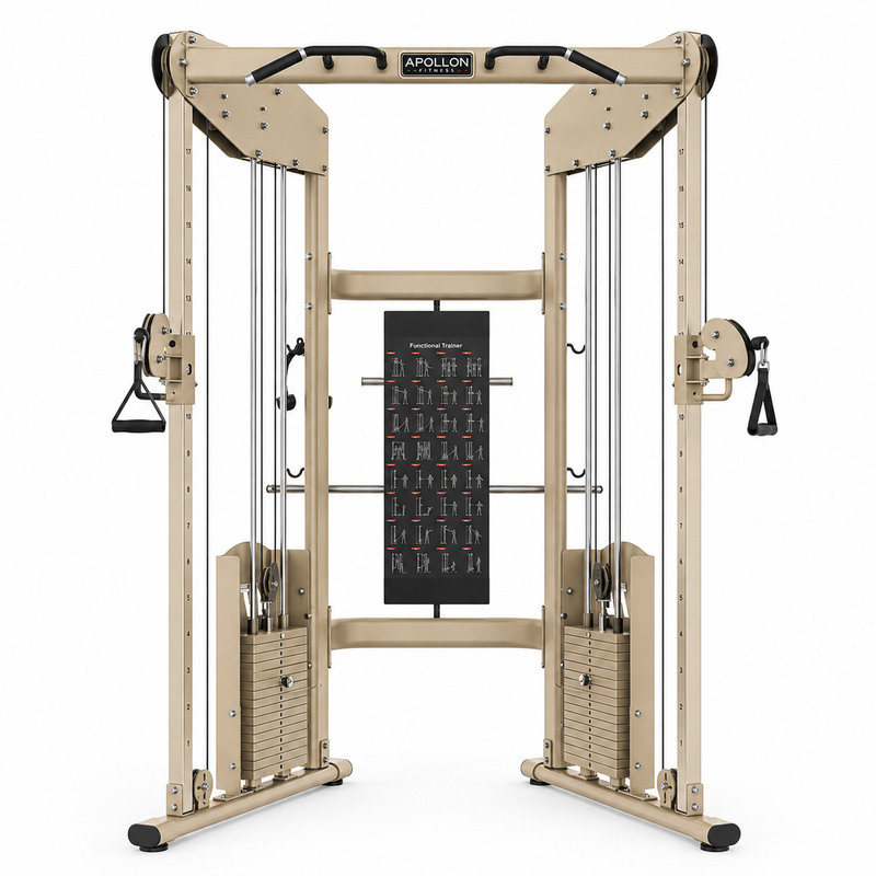 Funkcionalni trenažer sa duplom podesivom sajlom i vratilom – DAP Functional Trainer | Apollon Fitness