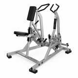 Apollon Fitness Low Row – profesionalna plate-loaded sprava za leđa sa nezavisnim polugama, osloncem za grudi i višestrukim pozicijama rukohvata.

