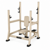 Military klupa za ramena – Military Shoulder Press Bench sa uspravnim naslonom i više pozicija za odlaganje šipke.
