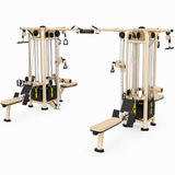 Multifunkcionalna sprava sa 8 stanica 8 Station Multi Gym Apollon Fitness sa kablovskim sistemom za profesionalne teretane i fitnes centre.
