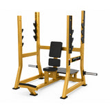 Apollon Fitness Seated Barbell Shoulder Press – profesionalna sprava za sedeći potisak šipkom za trening ramena i tricepsa sa slobodnim opterećenjem.

