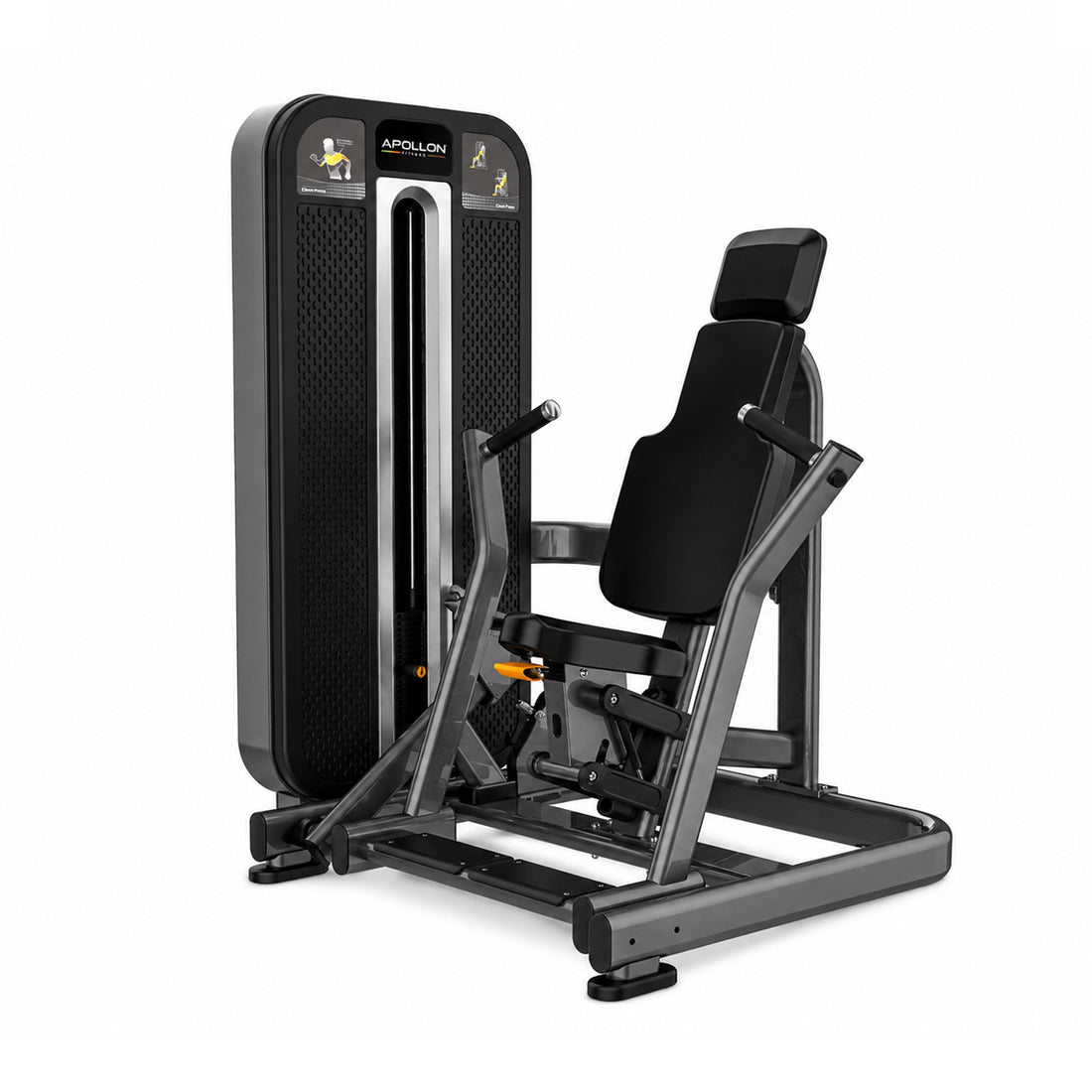 Apollon Fitness presa za grudi – Chest Press profesionalna sprava za trening grudnih mišića, tricepsa i prednjeg dela ramena
