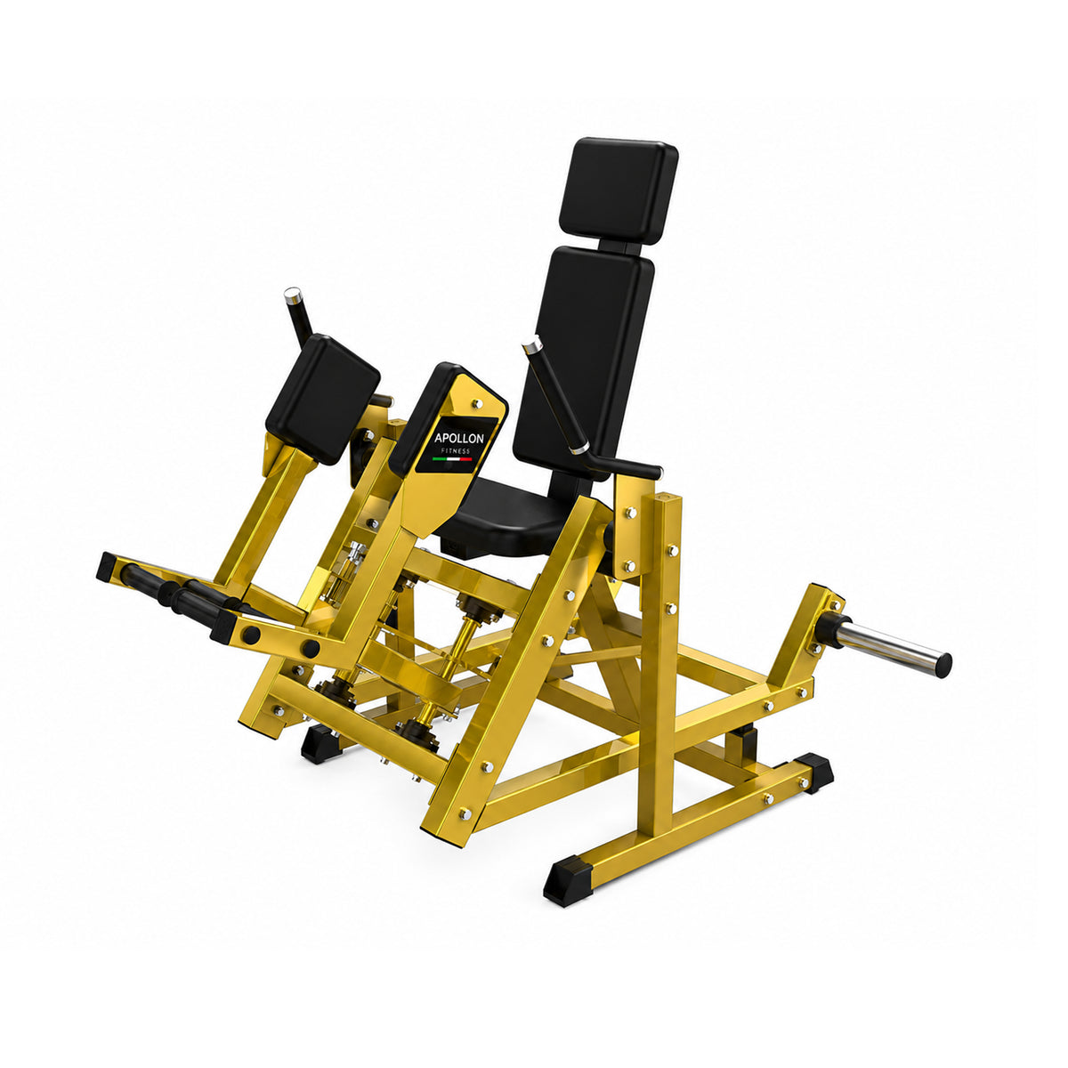 Apollon Fitness Seated Calf Raise – profesionalna plate loaded sprava za listove i trening mišića potkolenice iz sedećeg položaja.
