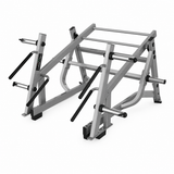 Apollon Fitness Squat Lunge – profesionalna plate-loaded sprava za čučanj i iskorak, namenjena treningu nogu i gluteusa.
