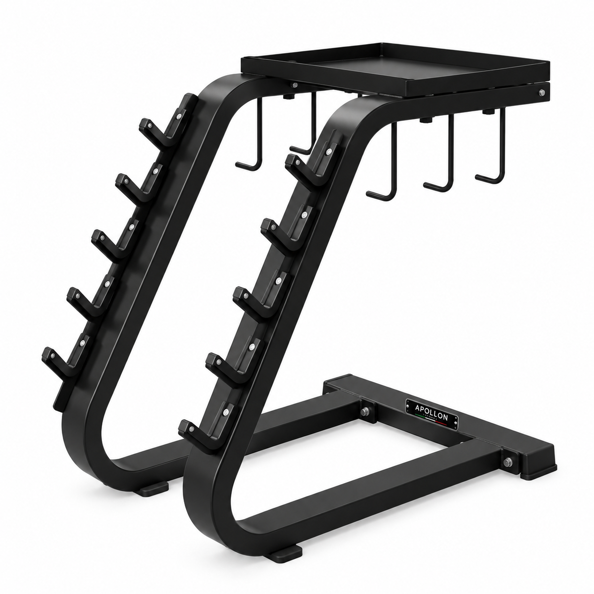 Stalak za ručke i dodatke Handle Rack – Apollon Fitness, profesionalni stalak za organizaciju i odlaganje fitness opreme u teretani.