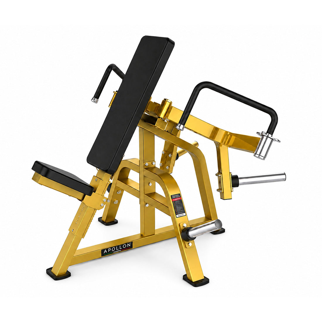 Apollon Fitness kosa presa za grudi – Incline Chest Press, profesionalna plate-loaded sprava za trening gornjeg dela grudi, ramena i tricepsa.

