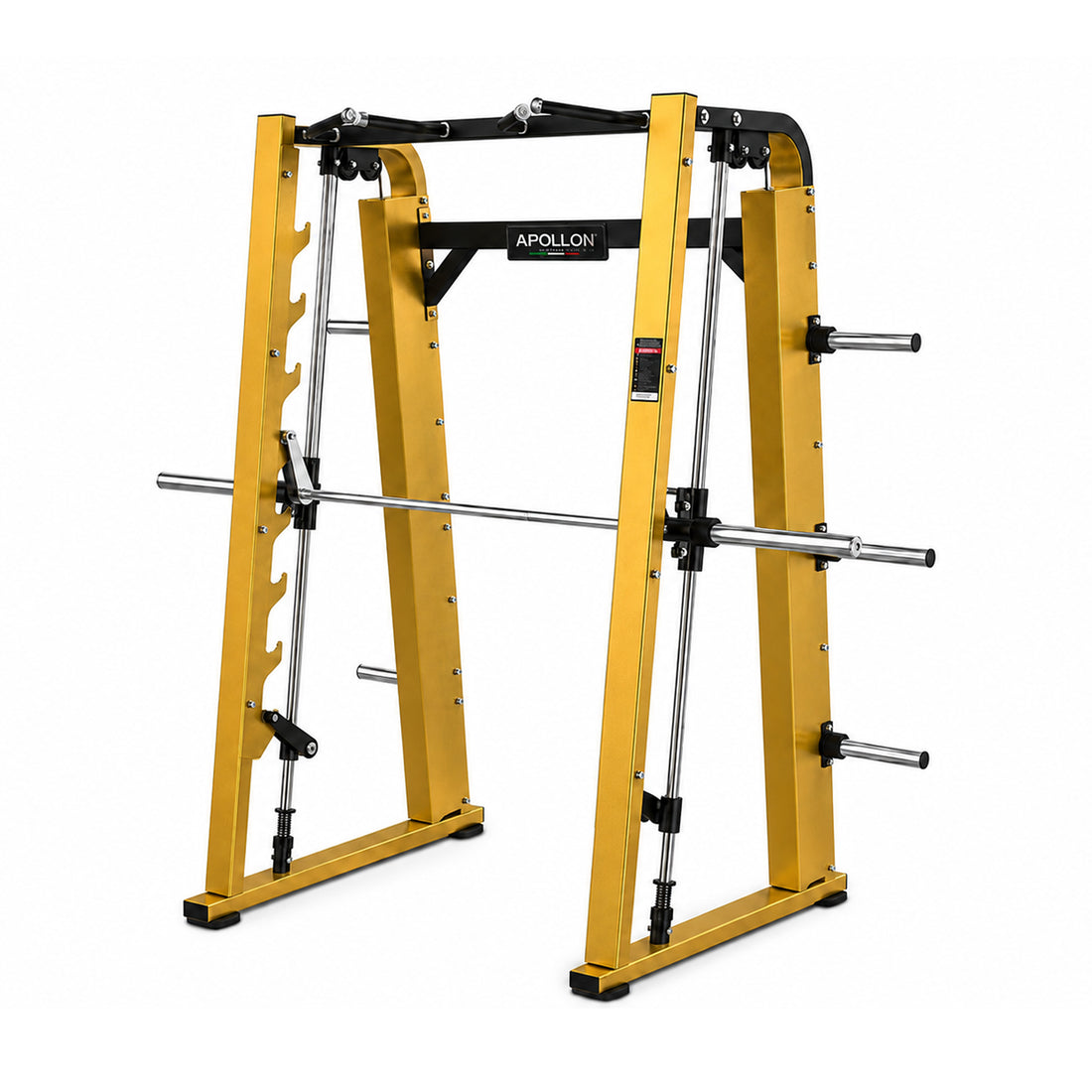 Apollon Fitness Smith Machine – profesionalna Smith mašina sa vođenom šipkom za čučnjeve, potiske i trening celog tela.
