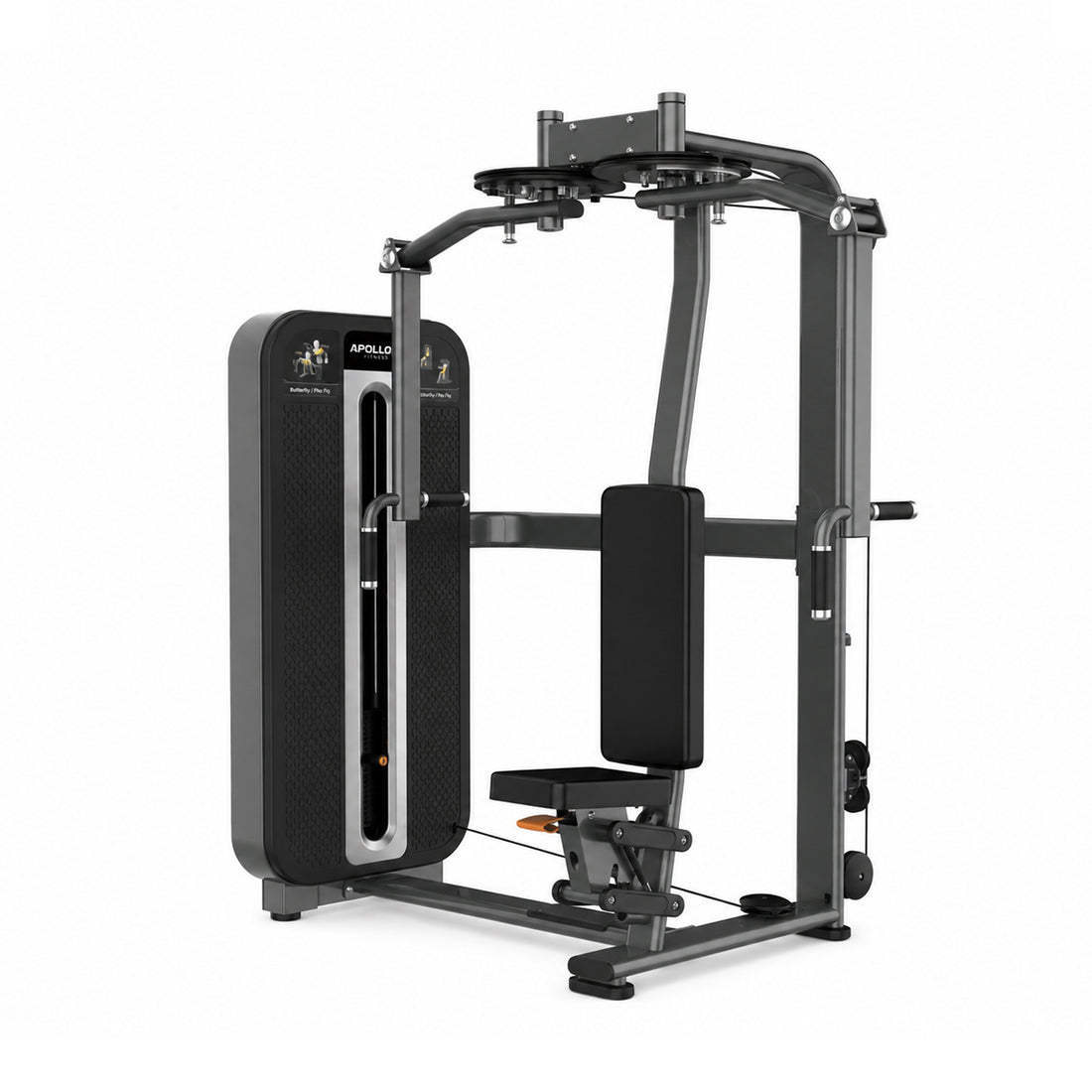 Apollon Fitness Pec Fly / Reverse Fly – profesionalna sprava za grudi, zadnje rame i gornji deo leđa
