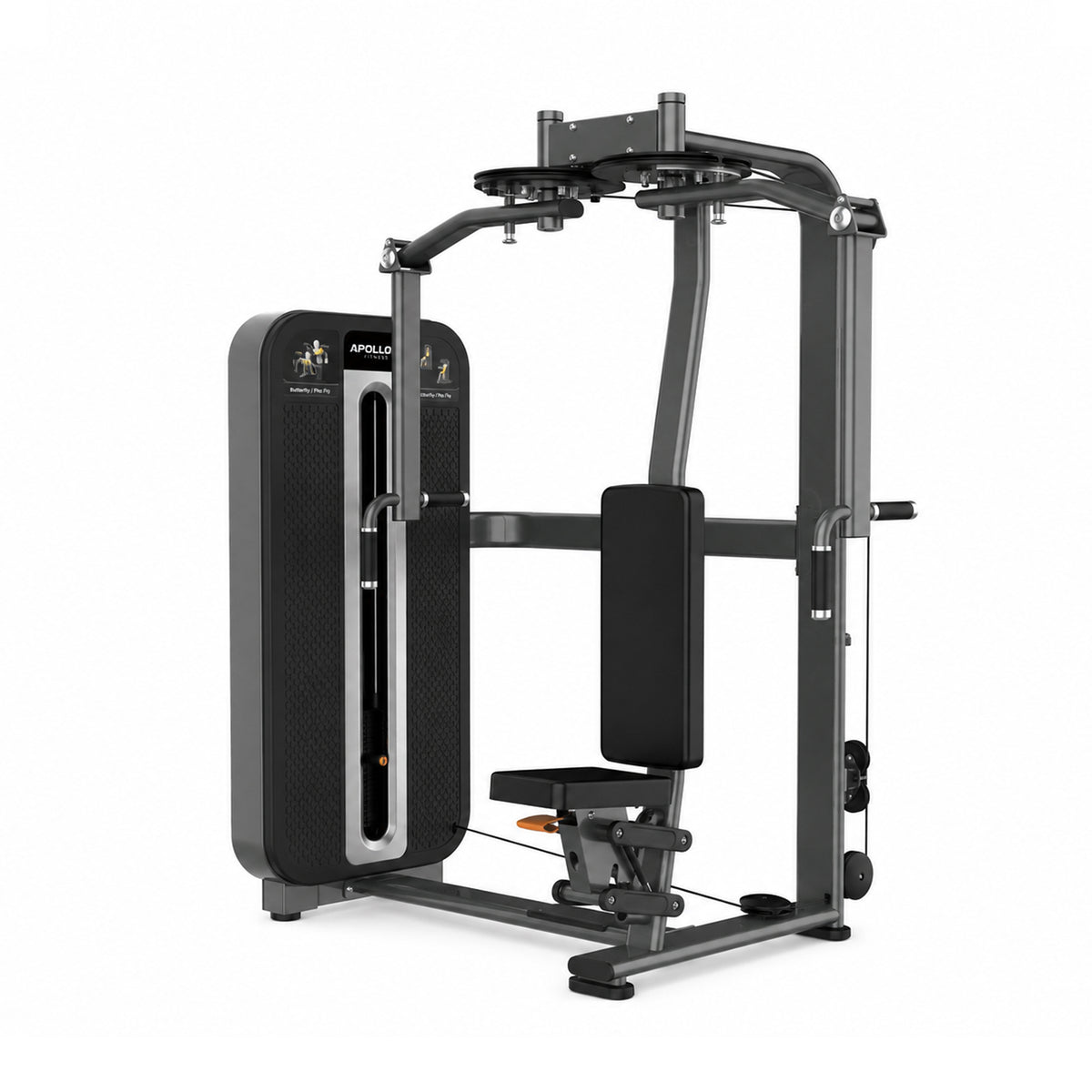 Apollon Fitness Pec Fly / Reverse Fly – profesionalna sprava za grudi, zadnje rame i gornji deo leđa
