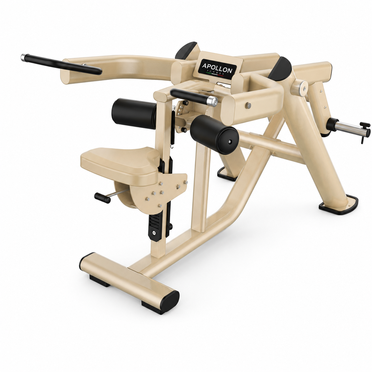 Apollon Fitness sprava za triceps – Seated Triceps Extension, profesionalna sprava za izolovani trening tricepsa i jačanje mišića ruku.

