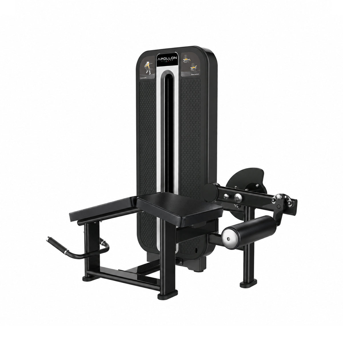Apollon Fitness sprava za zadnju ložu – Prone Leg Curl, profesionalna fitness oprema za trening zadnje strane butina
